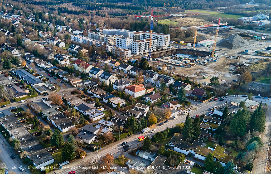 21.11.2020 - Piederstrorfer Gelände und Alexisquartier in Neuperlach in München